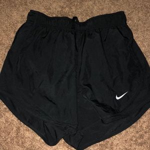 black nike shorts